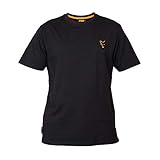 fox evolution bivvy spares Stoffstärke: 180gsm Fox Collection Black Orange T-Shirt - Angelshirt für Karpfenangler & Wallerangler, Shirt für Angler, TShirt, Anglershirt, Größe:S
