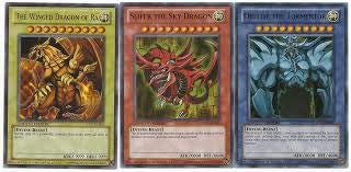 Yugioh All 3 God Cards! Including Rare Cards. 35 Total Card lot