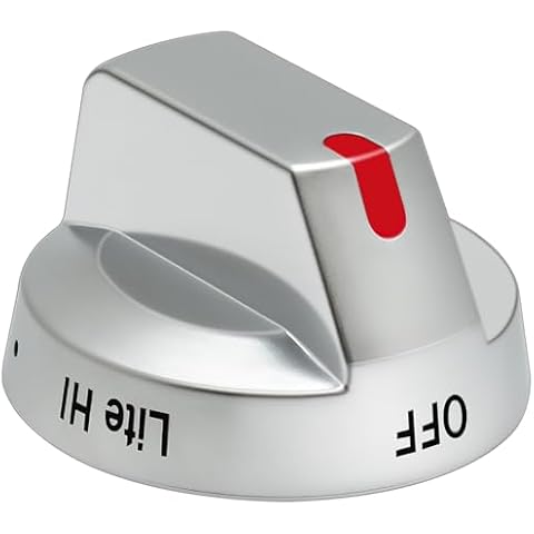 Upgraded DG94-03500A/Z Samsung Gas Range knob, DG94-03500U for Samsung Oven Burner top Stove knob, Replace DG94-03500W for NX60T8111SS NX60T8311SS NX60T8711SS/AA,1 Pcs Cover