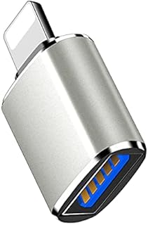 Portable Lightning to USB3.0 Adapter, USB OTG Data Sync Converter Compatible with iPhone 11/12/8/6/7/x/ipad iOS 9.2-14，Camera，Card Reader，Keyboard,USB Flash Drive etc