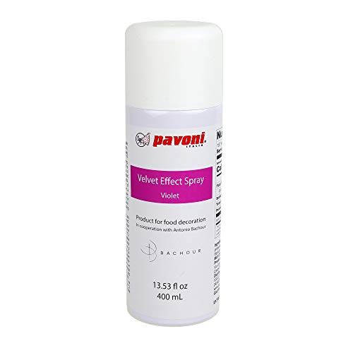 Pavoni Antonio Bachour Violet Velvet Spray Food Coloring13.53 Fluid Ounces (400 Milliliters)