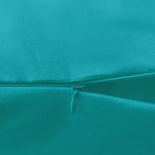 Image of Elegant Comfort Luxury Ultra-Soft 1-Piece Body Pillowcase - 1500 Premium Hotel Quality Microfiber Double Brushed - Wrinkle Resistant, Body Pillowcase Size, Turquoise