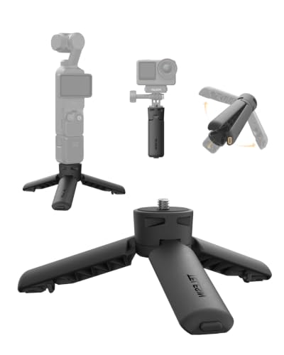 TELESIN Quick Open Mini Tripod Grip for DJI Pocket 4P 4 3 & Insta360 Luna - image 1