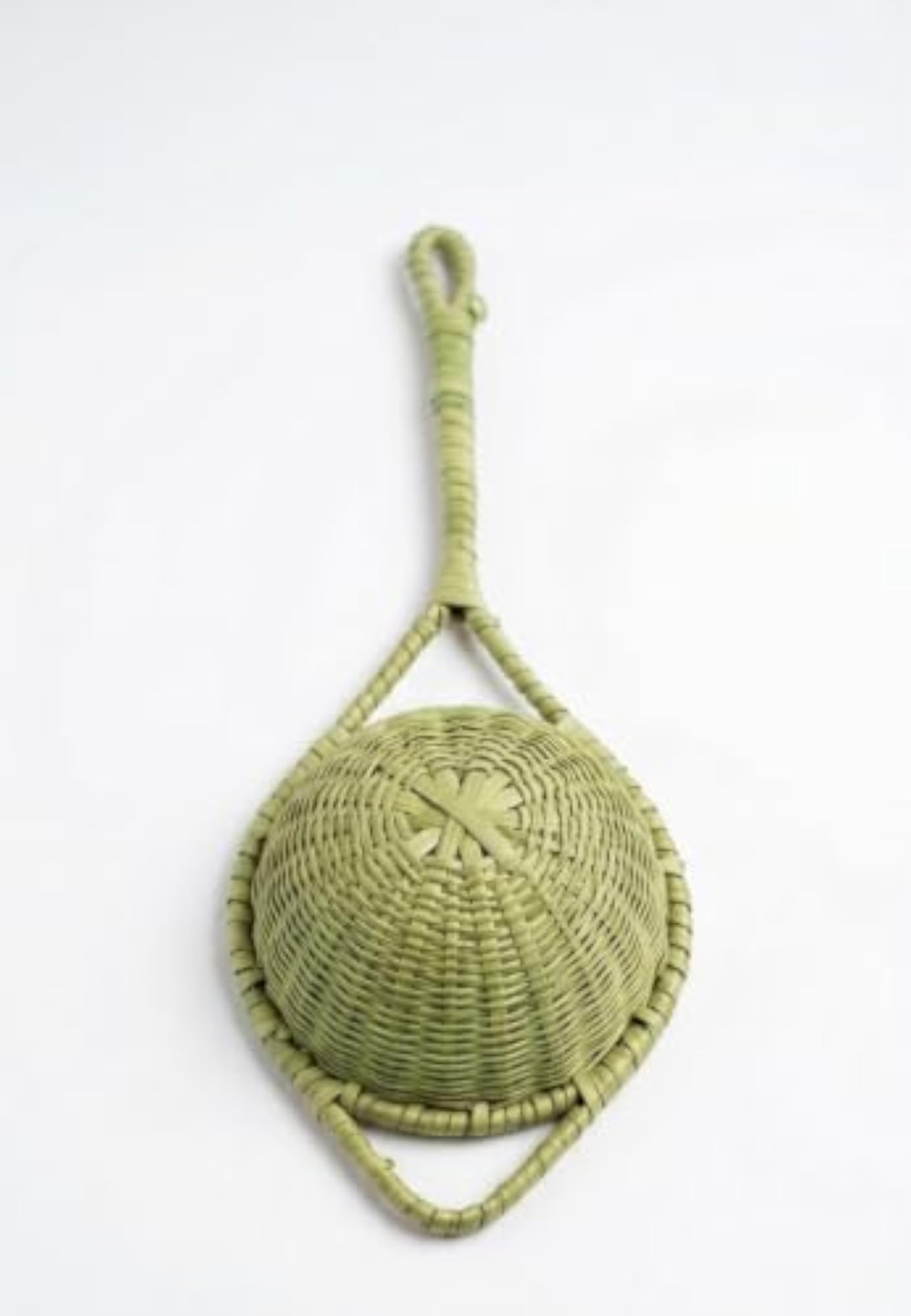 Handcrafted Bamboo Loose Leaf Tea Strainer with Hanging Loop