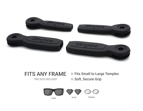 Image of SLINGERZ Stitched Cork Sunglass Strap - Durable Eyewear Retainer for Men & Women (3 /8 inch)