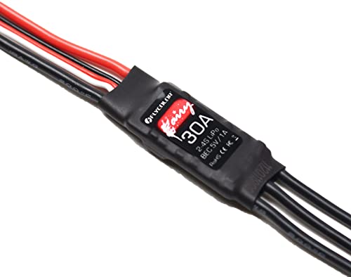 FLYCOLOR 30A Brushless ESC 2-4S with 5V 1A BEC for RC F450 Airplane Durable Quadcopter Helicopter