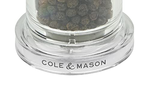 Cole & Mason 505 Macina Pepe, Precision+, Macinatura Regolabile, Acrilico, 140mm, Include 1 x Mulino - immagine 6