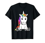 Ein hübsches buntes Einhorn als tolle Geschenkidee für Kinder und Einhorn Freunde