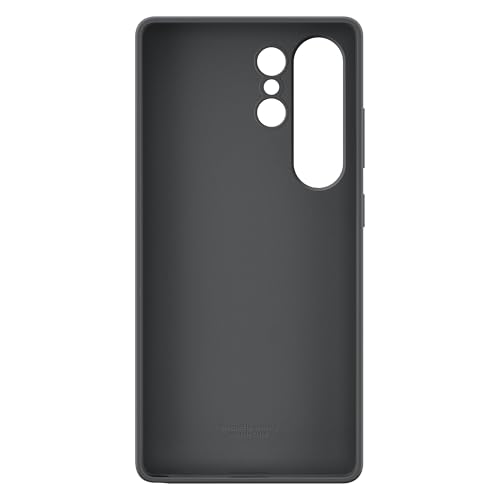 Image of Samsung Galaxy S25 Ultra Silicone Phone Case, Protective Cover, Color Variety, Smooth Grip, Durable Design, Snug Fit, US Version, EF-PS938CBEGUS, Black