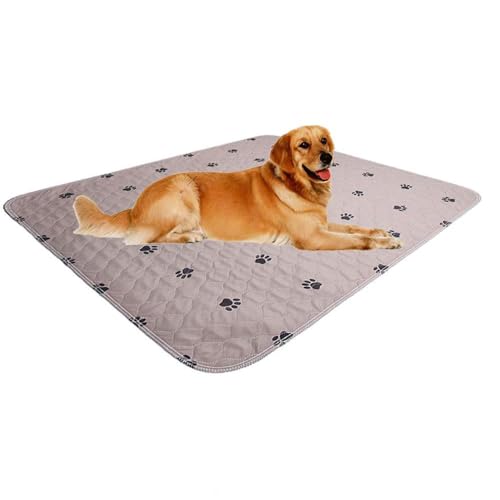 Washable Dog Pee Pads with Puppy Grooming Gloves Puppy Pads Reusable Pet Training Pads Large Dog Pee Pad Waterproof Pet Pads for Dog Bed Mat Super Absorbing Whelping Pads