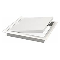 construsim c6746060 Falltür – Register aus Metall lackiert mit Schlüssel 600 x 600 mm