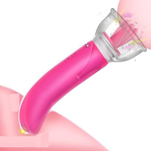 Suceur de Tétons/Clitoris Vibrant Vibromasseur pour Femme,Clitoridien Puissant Silencieux Point G Vibrateur Sexuel Masseur,10 Mode Vibration Silicone Ultra Puissance Sex Toýs pour Femme Coup