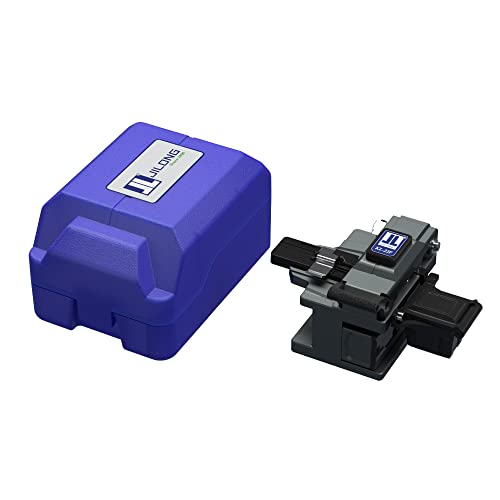 FTTH Fiber Optic Cutter JILONG KL-22F Optic Fiber Cleaver 48,000 Cleaves with Two Fiber Holders, Work with Fiber Optic Fusion Splicer