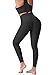 FASHION BOUTIQUE Beelu Sport Leggings Damen Set, Yoga Anzug Damen 2 Teilig, Trainingsanzug mit Hoher Taille, Pull Up Stretch Leggings mit BH, M, Schwarz