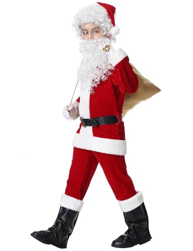 Disfraz Completo de Santa Claus para Niños miniatura 2