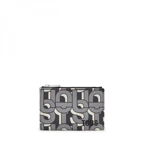 TOUS Monedero Tarjetero T Manifesto Negro | 395910490