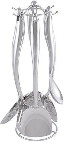 Berger 6 Piece Stylish Kitchen Tools Set, Silver NT0848