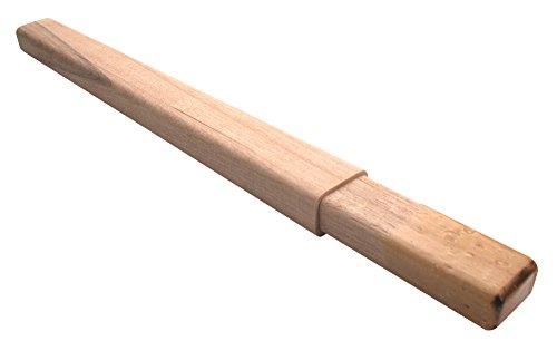 A&R Hockey Stick Wooden Butt End Round Solid Wood Extension For Composite Stick, Wood Butt End - Junior 12