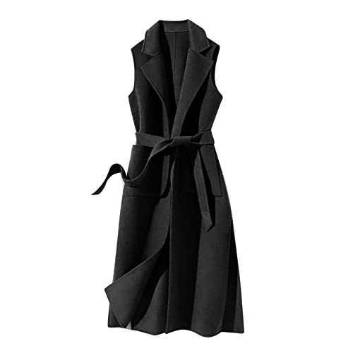 Gilet d'hiver femme laine à bretelles pour vos sorties urbaines stylées