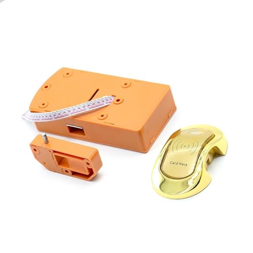 Serrure de porte électronique pour casier avec clé principale dorée - 4