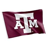 Desert Cactus Texas A&M University TAMU Flag - 3 x 5 Feet Aggies Banner, Indoor/Outdoor Durable Fabric, 100% Polyester Design (Style 3)