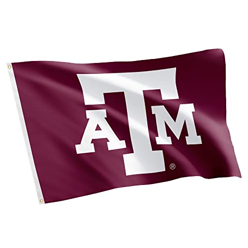 Desert Cactus Texas A&M University TAMU Flag - 3 x 5 Feet Aggies Banner Indoor/Outdoor Durable Fabric 100% Polyester Design (Style 3)