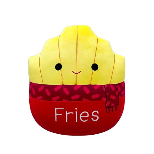 Squishmallows Floyd la Frite Jaune 40 cm pour soulager le stress avec un coussin ultra moelleux