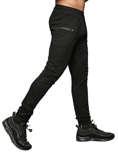 MAIKANONG Mens Slim Joggers Tapered Sweatpants Gym Workout Pants for Running Athletic Casual