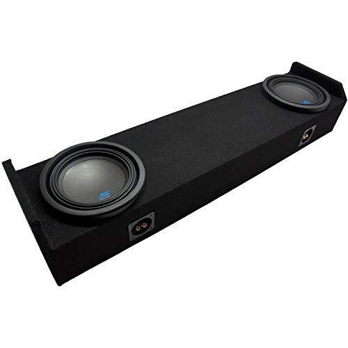 American Sound Connection HON2X10-RDLINE Compatible with Ridgeline Truck 2006-2014 Subwoofer Box Ext Cab Dual 10