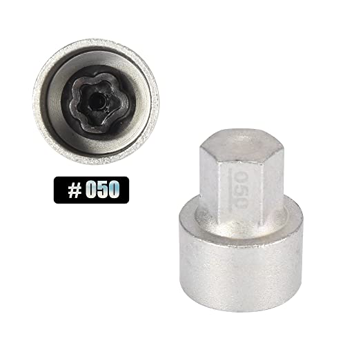 X Autohaux 050 Car Wheel Lock Lug Nut Anti Theft Lug Nut Screw Removal Socket Key Wheel Lock Key For Bmw 3 5 7 Series #TOP3
