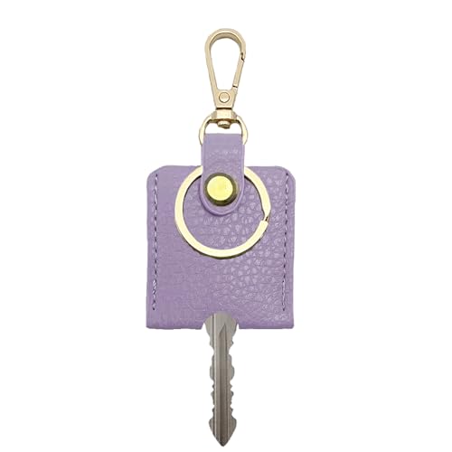 Image of Leather Key Sleeve, Broken Car Key Loop Replacement, Stylish Key Cover for Women Men