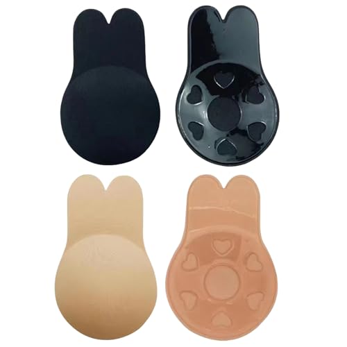 MUNSKT 2PCS Invisible Soutien Gorge Autoadhésif pour Robe,Mariage,BH Adhésif,Push-Up Bra pour Les Femme