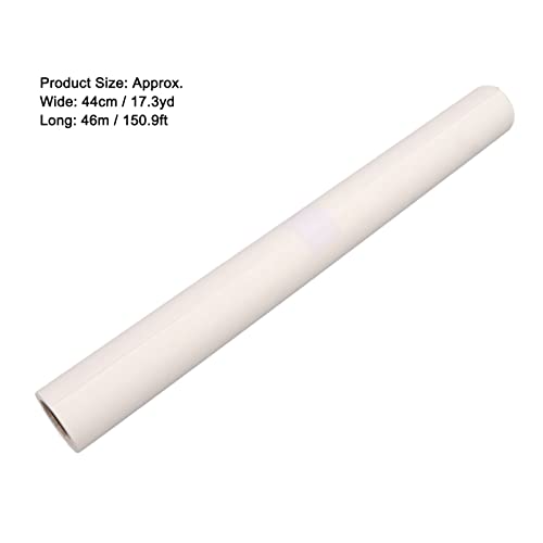 Rolo de Papel Vegetal de 2 Rolos, Papel Vegetal de 18 pol. 44 Cm de Largura Papel Vegetal de Alta Tr