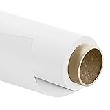 Walimex pro Fotohintergrund aus Karton 2,72x10m, weiß I Fotoleinwand als Backdrop für den professionellen Fotostudio Einsatz I Ideal für Produktfotografie I reflexfrei, strapazierfähig & zum Rollen