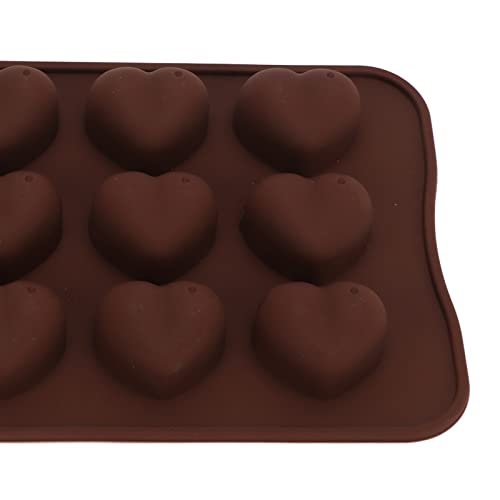 Bolo de fondant, molde de chocolate, molde de silicone de chocolate, design de coração flexível, sua