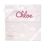 🎁 1 Manta de recién nacido PERSONALIZADA con el nombre del Bebé.