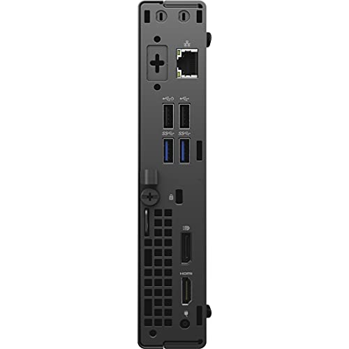 Image of Dell OptiPlex 3000 3080 Desktop Computer - Intel Core i5 10th Gen i5-10500T Hexa-core (6 Core) 2.30 GHz - 8 GB RAM DDR4 SDRAM - 256 GB NVMe M.2 PCI Express M.2 SSD - Micro PC - Black