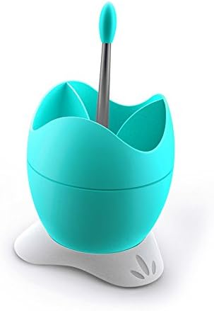 Polystyrene Cutlery Drainer with Drainage Container and Handle, Light Blue