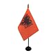 Albanien Flagge Tischflagge 15×10 cm aus Polyester