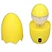 Omabeta Enchufe Europeo 100‑240 V, 50/60 Hz Coctelera de Huevos Dorada Eléctrica Coctelera de Huevos Inofensiva 50S Tiempo de Rotación para Cocina(Amarillo)