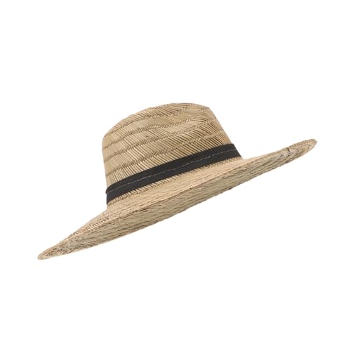 Chapeau de cowboy contre la chaleur KOMBIUDA en paille large bord aéré