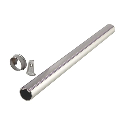 Ball-End Hanging Rod- Silver 40 in.