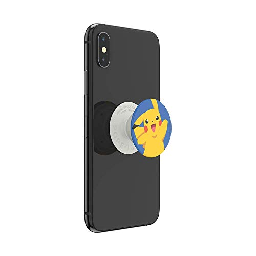 Image of PopSockets Phone Grip with Expanding Kickstand, Adhesive Grip, Pokemon - Pikachu Knocked