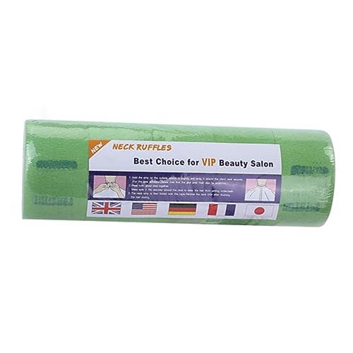 5 rouleaux de protège-cou pour coiffeurs et salons de coiffure Ipetboom couverture verte