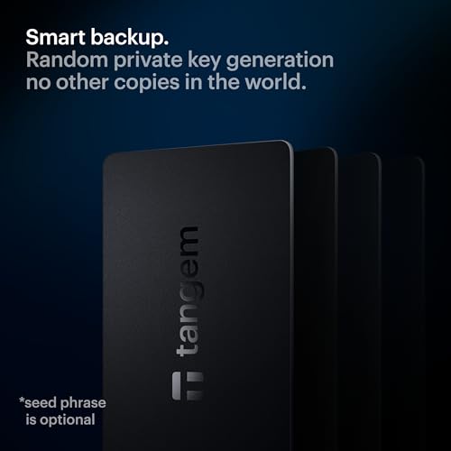 TANGEM Wallet Pack of 2 - Secure Crypto Wallet - Trusted Cold Storage for Bitcoin, Ethereum, NFT's & More Coins - 25 Years Warranty