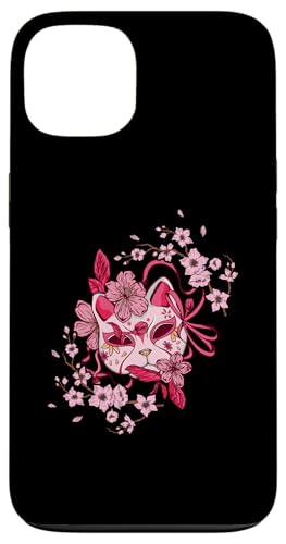 桜の木 和マスク 桜 ピンク 花 スマホケース iPhone 13 用