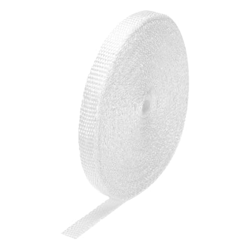Image of MECCANIXITY 1pcs Fiberglass Cloth Tape 30m(33 Yard) x30mmx3mm E Glass Fiber Fiberglass Mesh Glass Fiber Mesh Woven Fiberglass Fabrics Insulation Tape for Reinforcement Repair