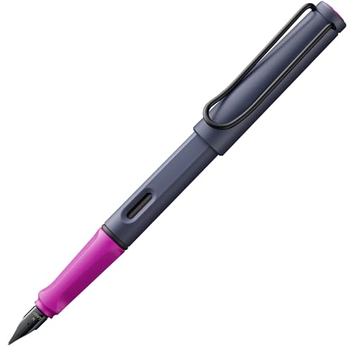 Lamy safari pink cliff Füller mit polierter Stahlfeder in Strichbreite EF