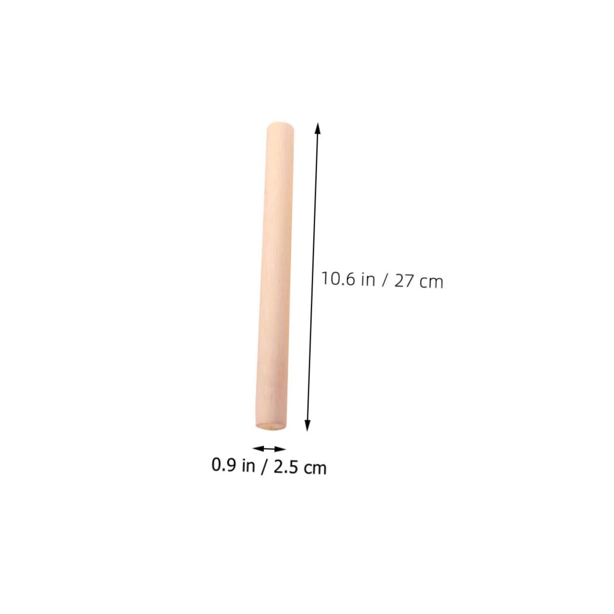 Hemobllo Mattarelli senza Sbavature in Legno 10 Pezzi Superficie Liscia per Stendere la Pasta per Impasti di Pancake e Biscotti Utensili Cucina
