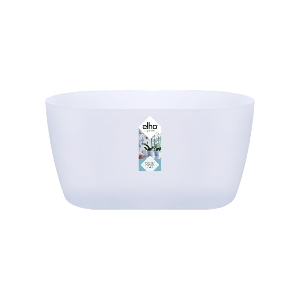 Elho Brussels Orchid Duo Macetero, 2.8 litros, transparent, 25 cm